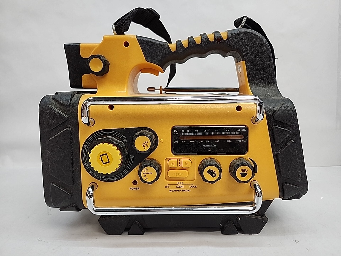 Vector STORMTRACKER TV Lantern AM/FM NOAA Weather Radio Alert VEC135 – TESTED
