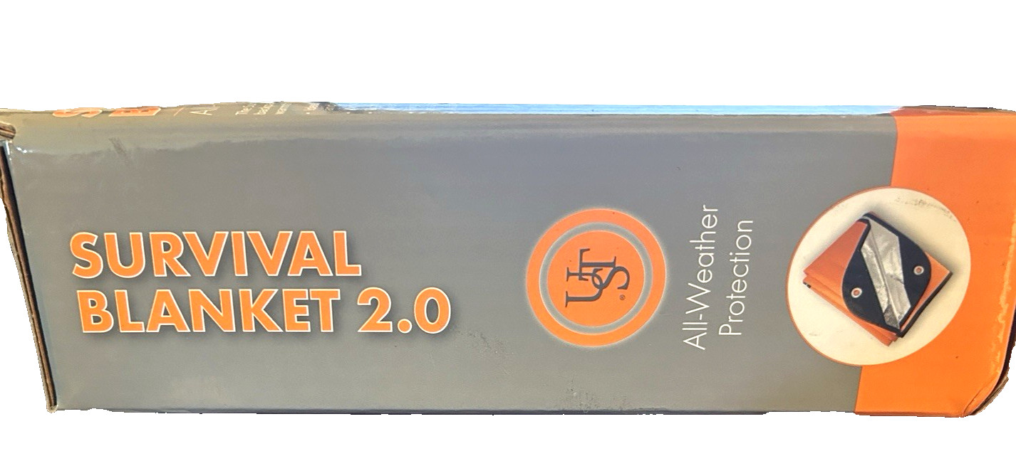 UST Survival Blanket 2.0 with Windproof and Waterproof Material for Emergencies