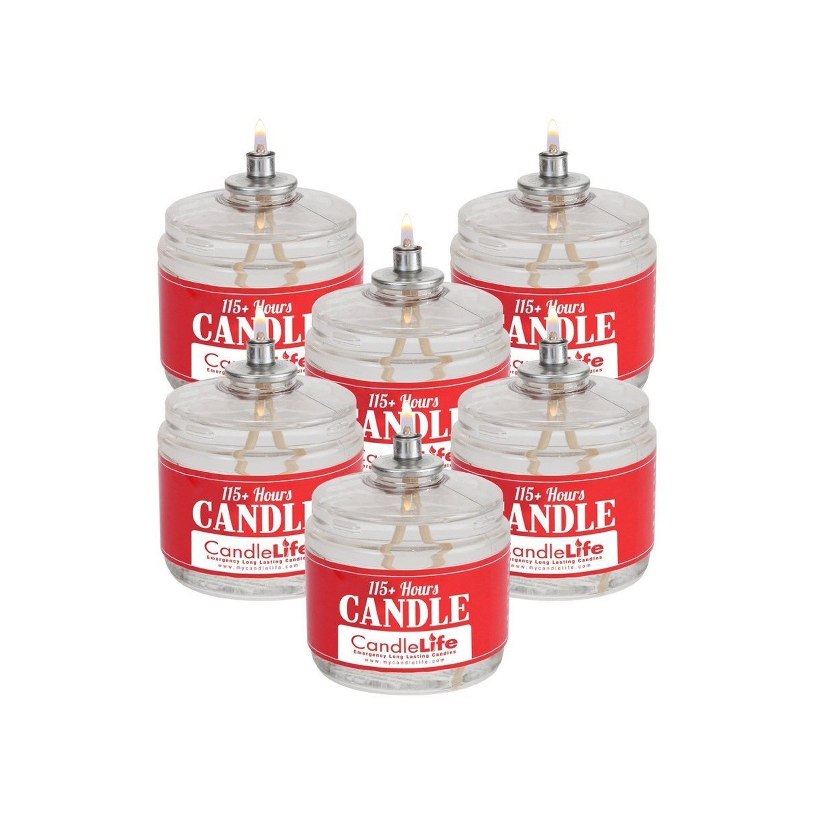 Candlelife 115-Hour Emergency Survival Candles – Long Burning, Unscented, Cle…