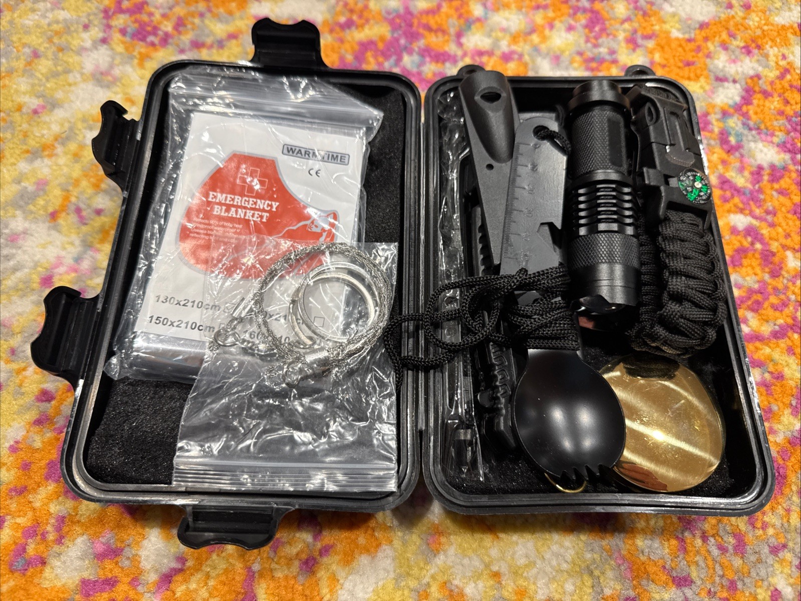 New Outdoor Emergency Survival Gear and Equipment 14 in 1 Tactical Survival Tool