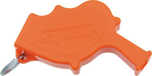 All Weather Safety Whistle Storm Safety Whistle Orange casing. 3 1/4″ overall. E