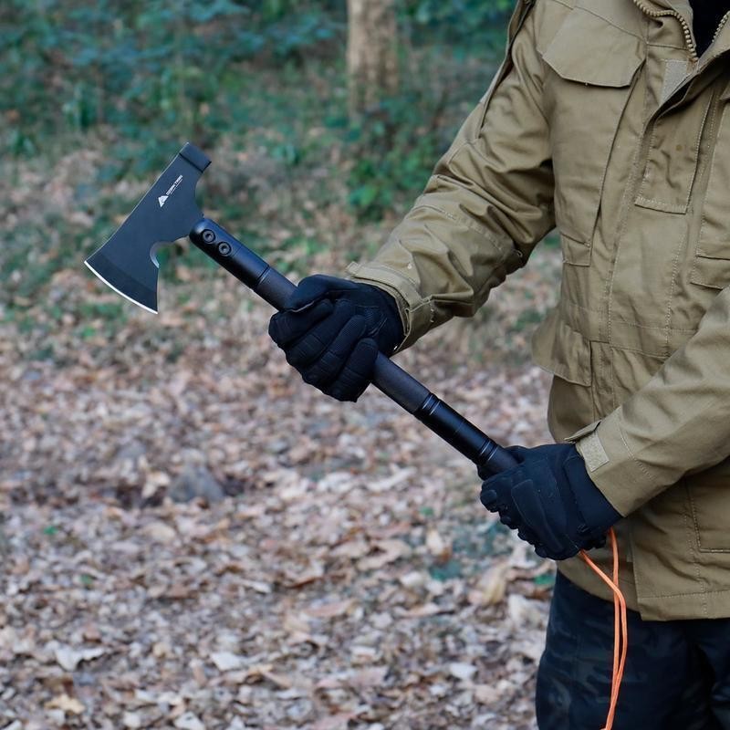 30-in-1 Survival Kit Portable Folding Shovel Multifunctional Camping Tool w/Case