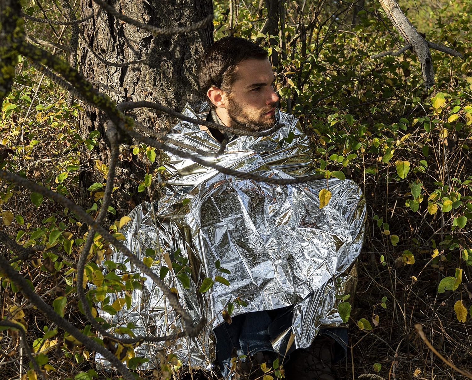 MEKKAPRO Emergency Mylar Thermal Blankets (4-Pack), Pocket Sized for Emergencies
