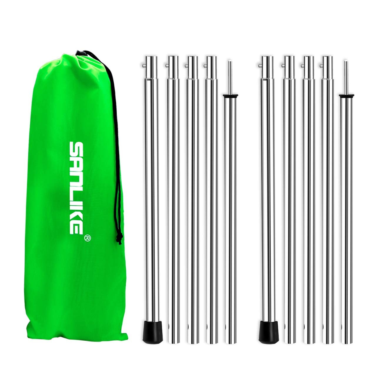 SANLIKE Tent Pole Telescopic Adjustable Length – Steel thickness 0.4mm