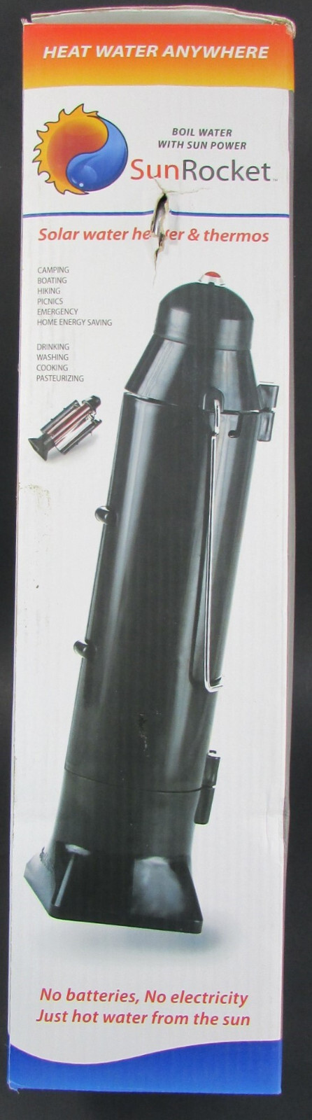 SunRocket 🟡 Solar Water Heater & Thermos NIB