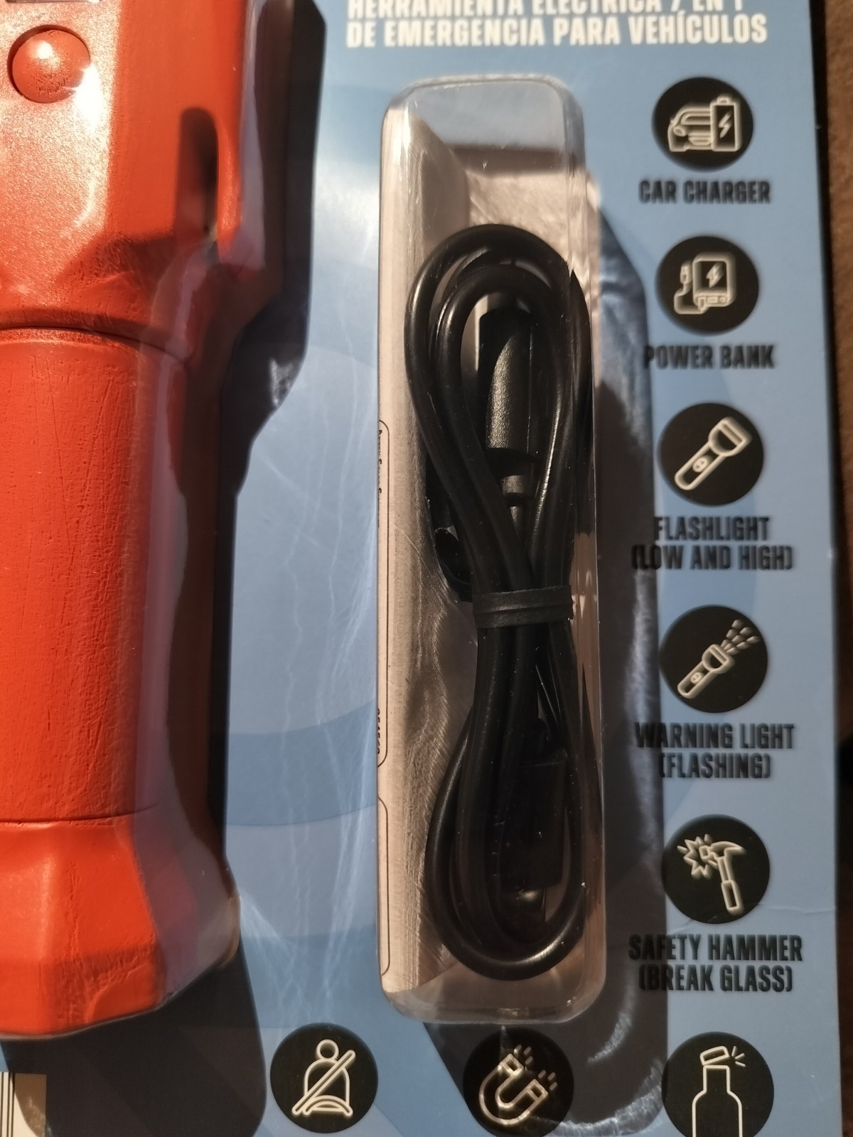 CAR 7 IN 1 EMERGENCY POWER TOOL RIDE + GO BRAND NEW