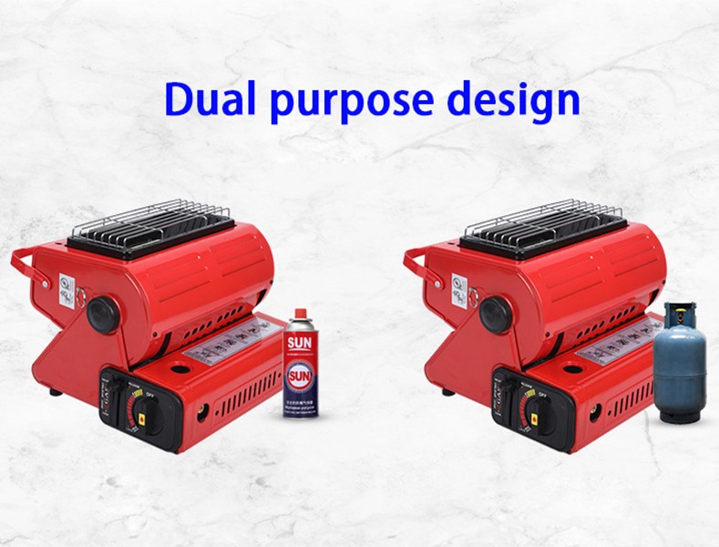 💫Camping Emergency Butane Heater Double Coherent Heat Source Survival Tools
