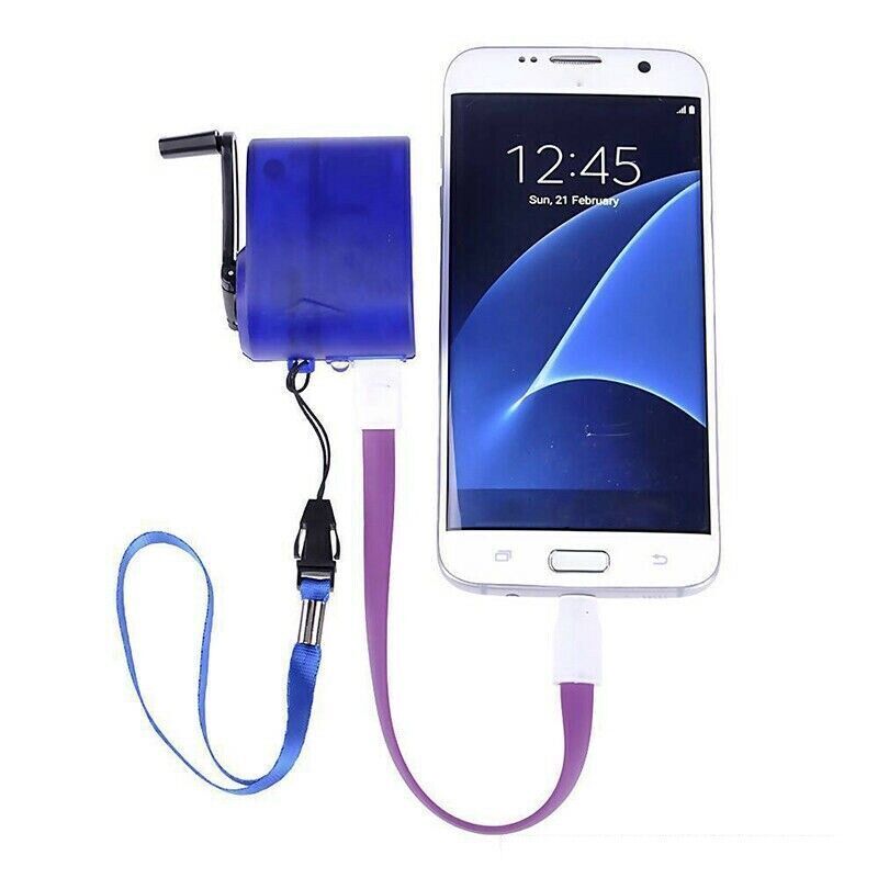 Electric Generator Emergency Hand-Cranking Dynamo USB Charger Mobile Phone MP40s