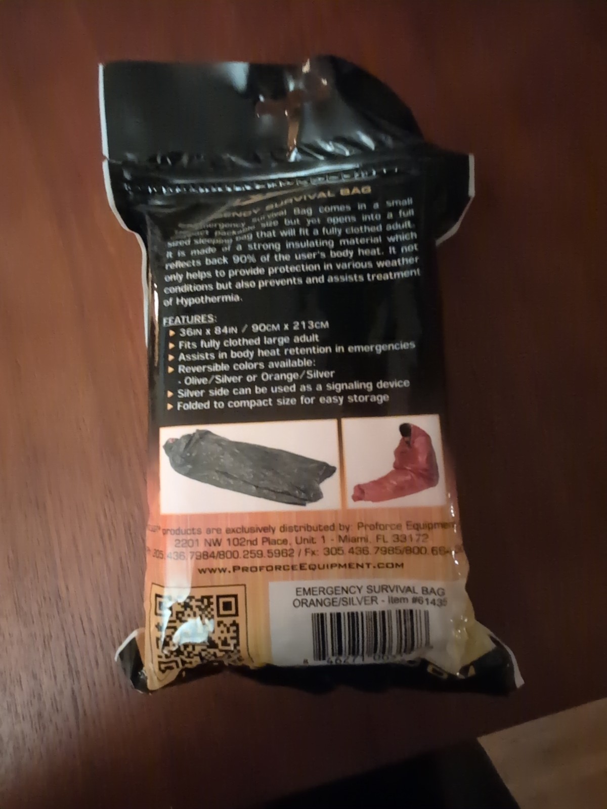 Ndur Survival New Emergency Survival Bag 61435