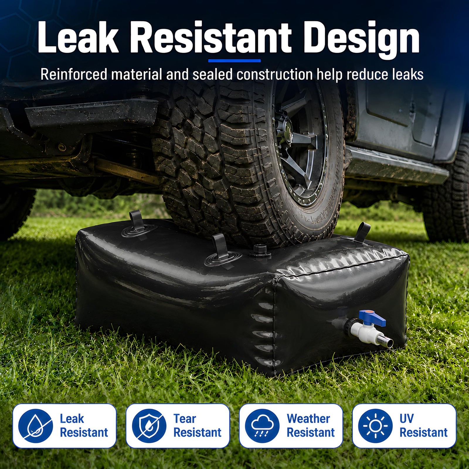 Zxzyhfty Large Capacity Water Storage Bladder Portable Water Tank Containers