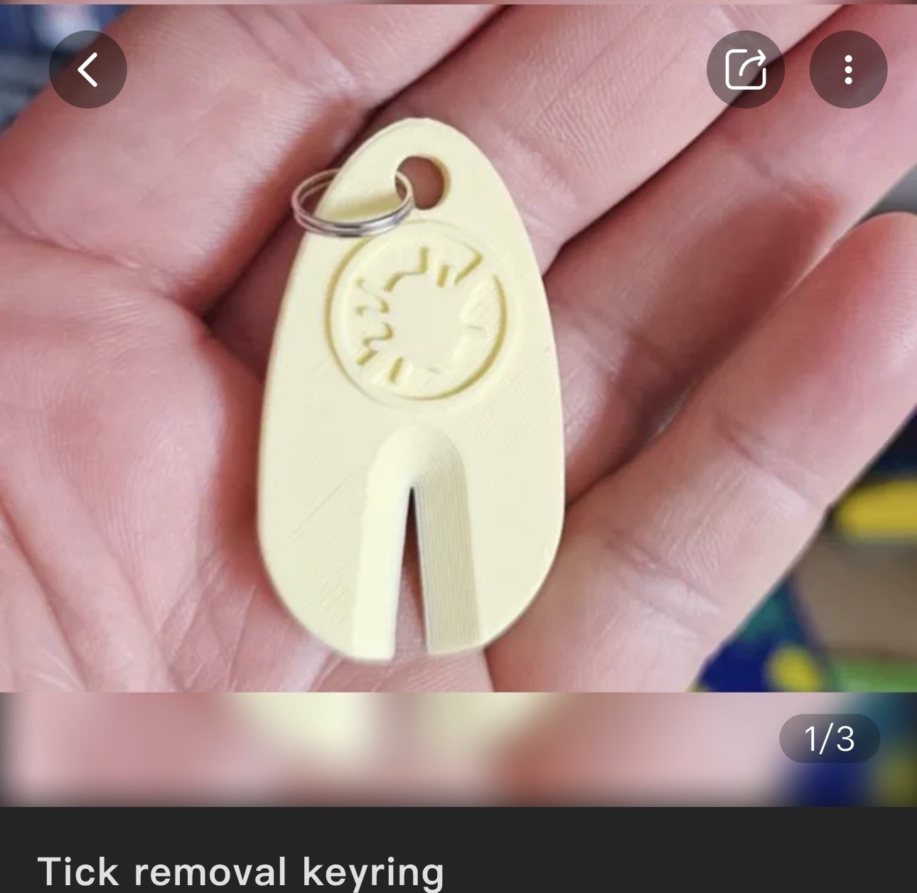 Every Day Carry Tick Removal Tool Perfect For Attacking To Backpacks And Keys