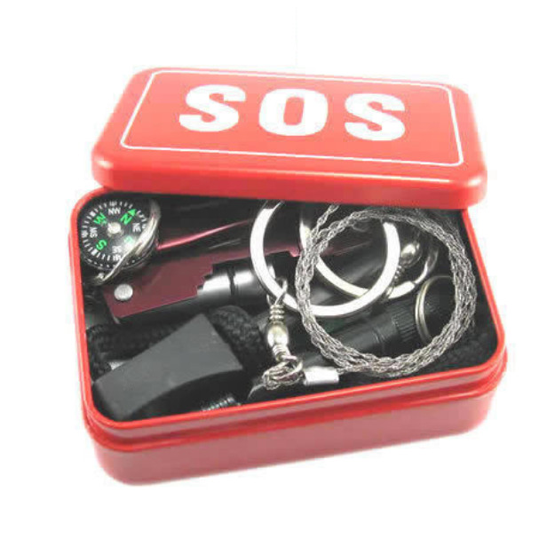 1 Set Outdoor Equipment Emergency Survival Kits Self-help SOS Box Camping tools