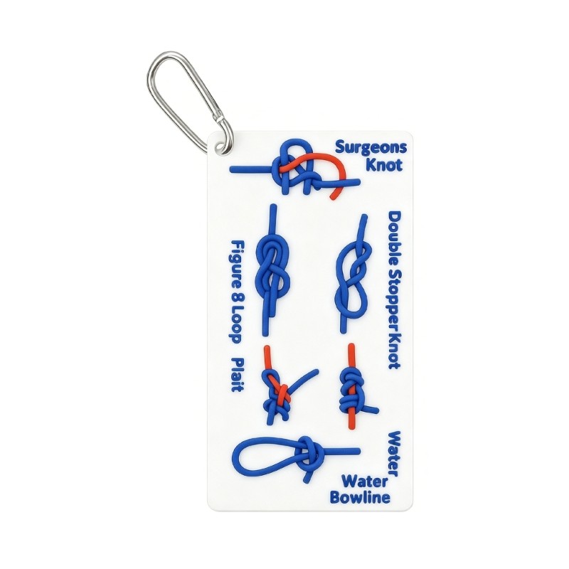 Waterproof Knot Tying Guide Cards Rope Learning Knot Tying Training Board