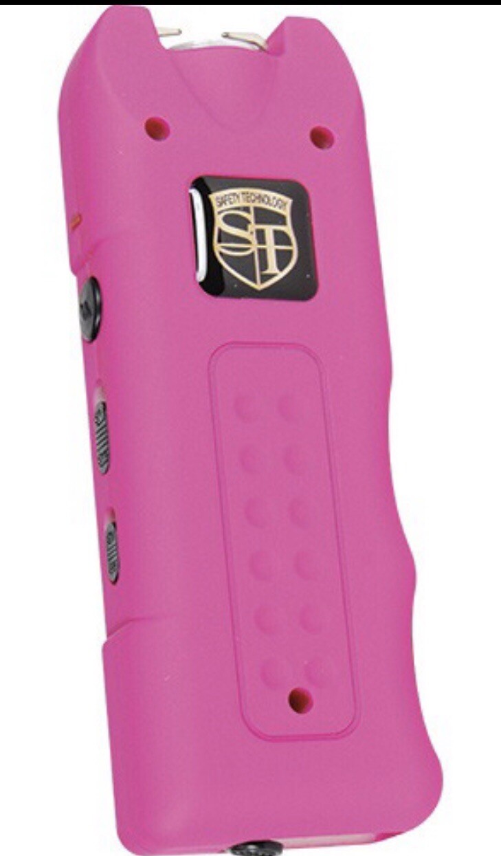 ALARM Flashlight Rechargeable Self Defense POLICE Safety PINK Stun Gun LED SIREN