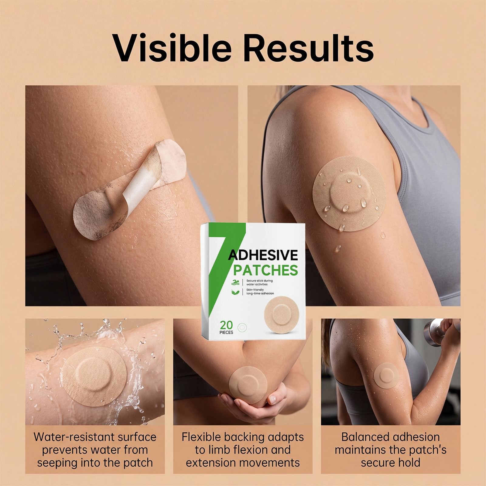 20* G7 Adhesive Patches Waterproof Over Patches For G7 & Stelo Flexible CGM Tape
