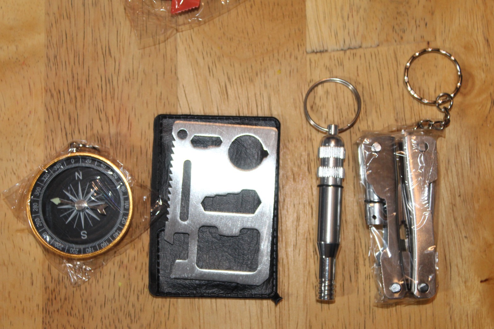 Emdmac Emergency Survival Gear Kit – 11 piece set. multitool knife saw compass