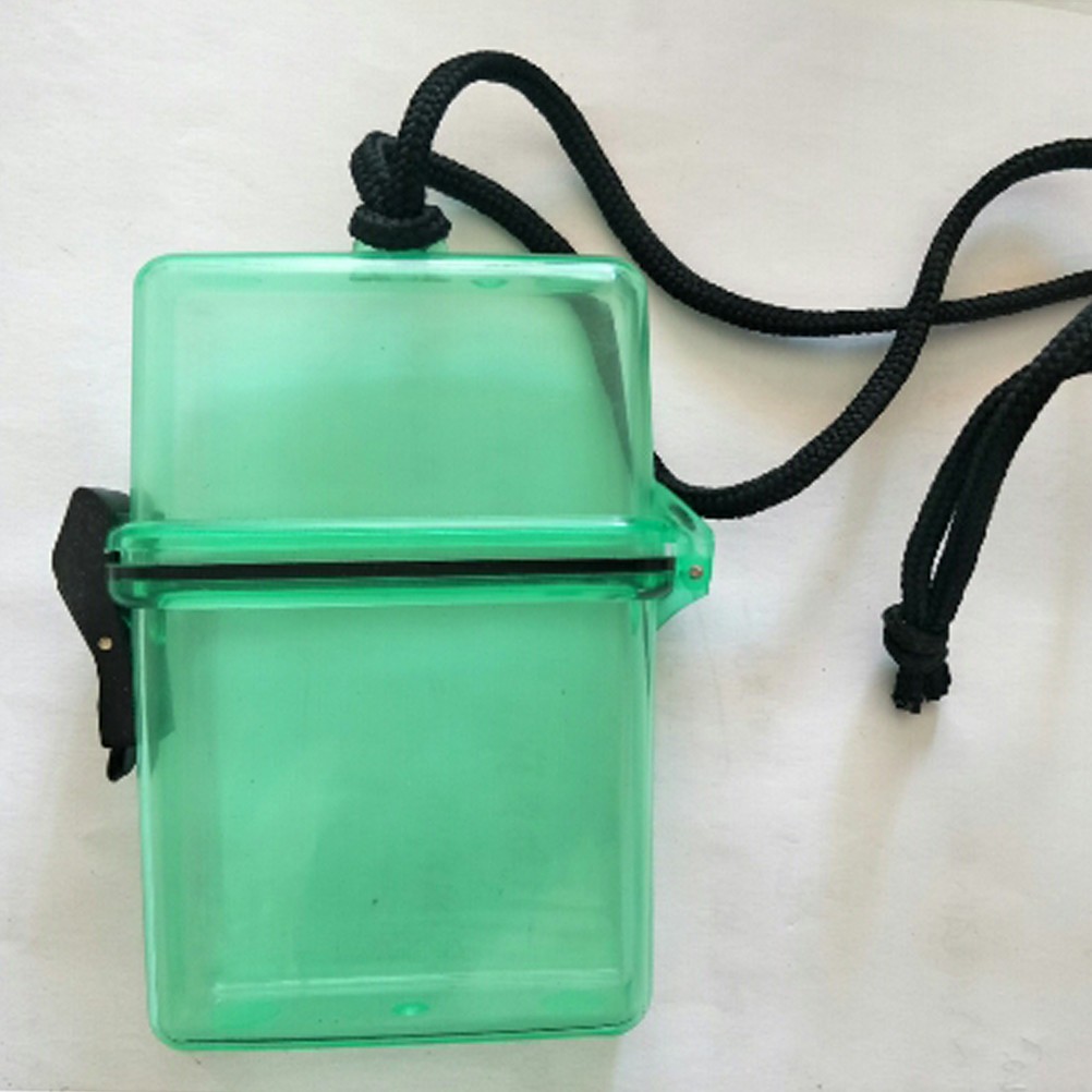 Translucent Waterproof Box For Camping Fishing Swimming Keys And Money