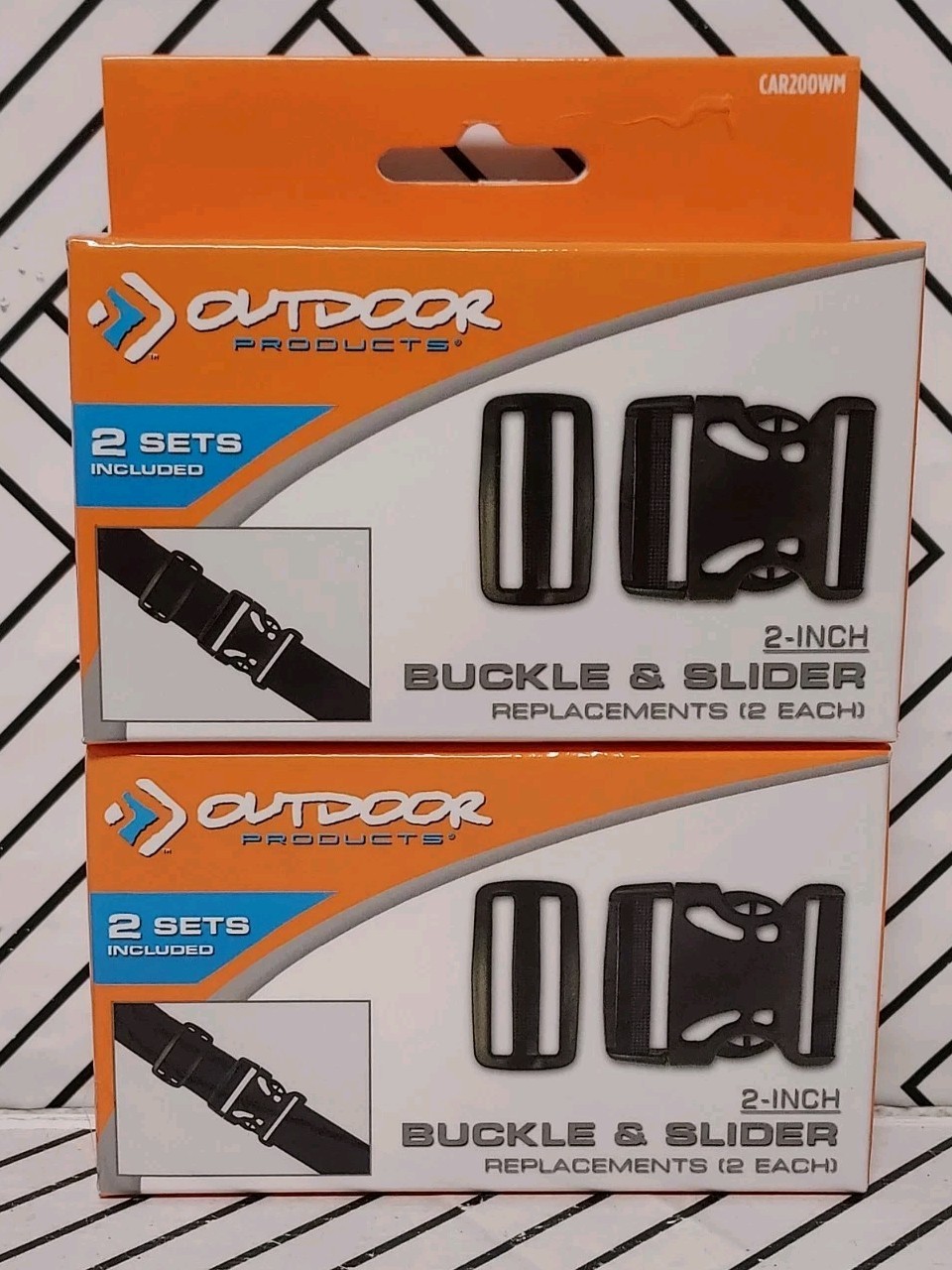 🥥 Outdoor Products Buckle & Slider🆕️LOT OF 2‼️