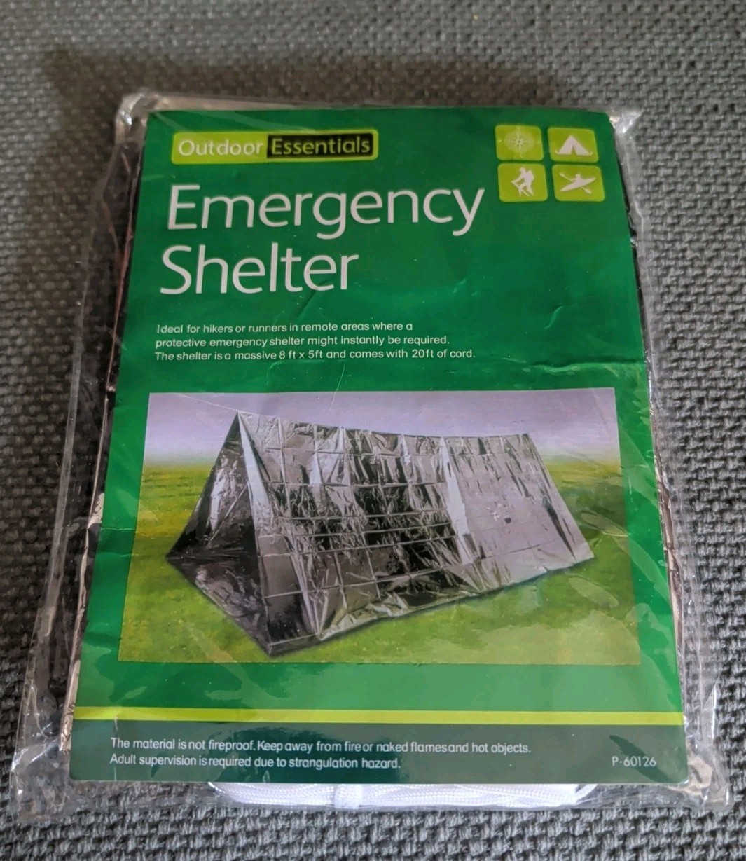 Outdoor Essentials Emergency Shelter Thermal Rescue Tent A9