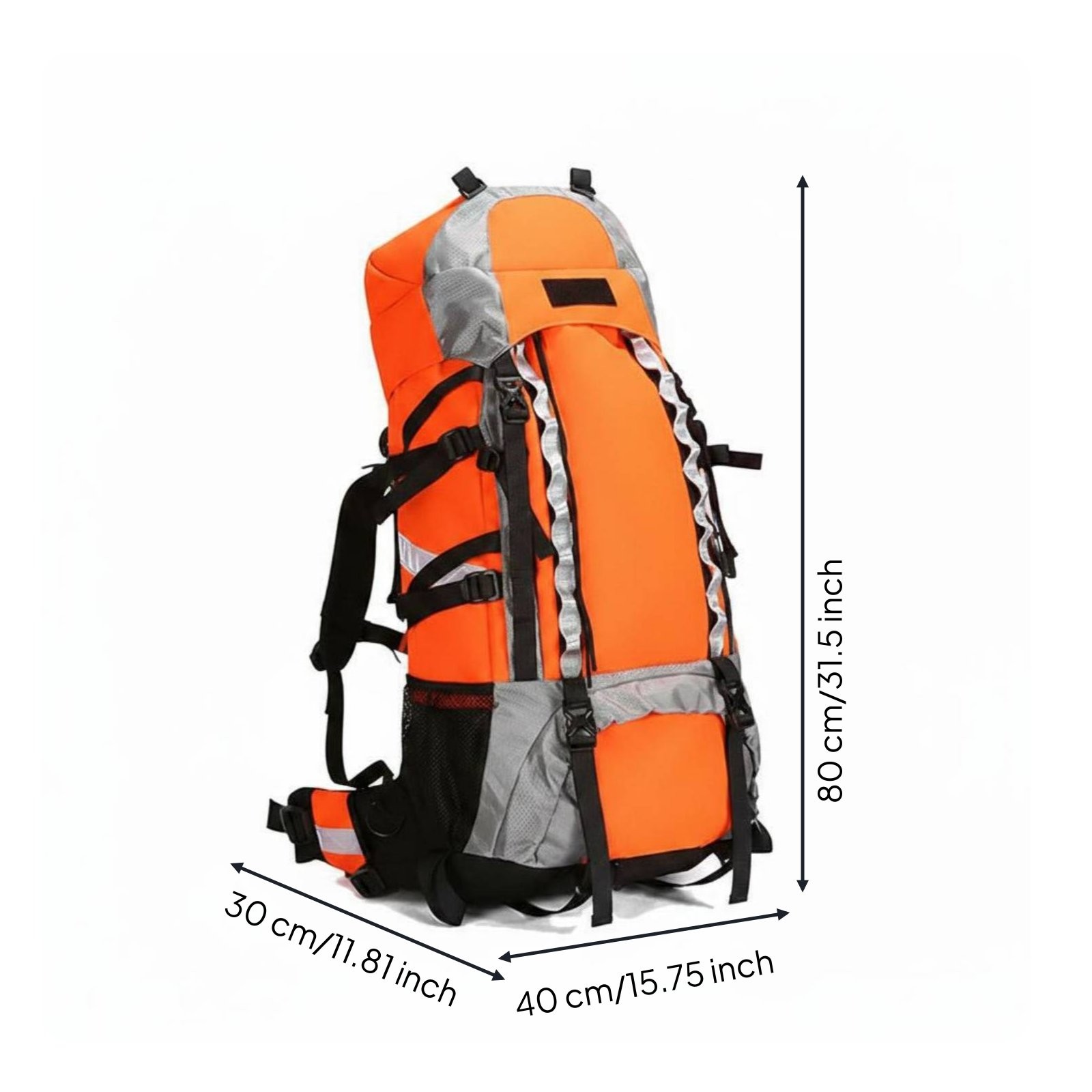 Woodland Fire Backpack Reflective Strip Waterproof Emergency Pack