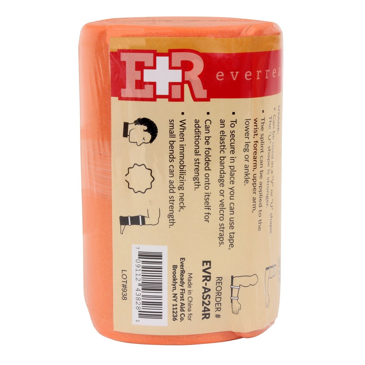 Universal Aluminum Splint, 24 Inch Rolled 1