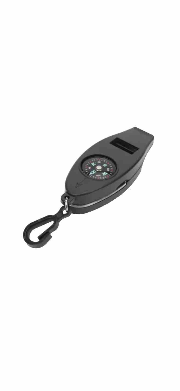 Ozark Trail 4-Function Whistle-thermometer, Magnifier, Compass, Whistle- New