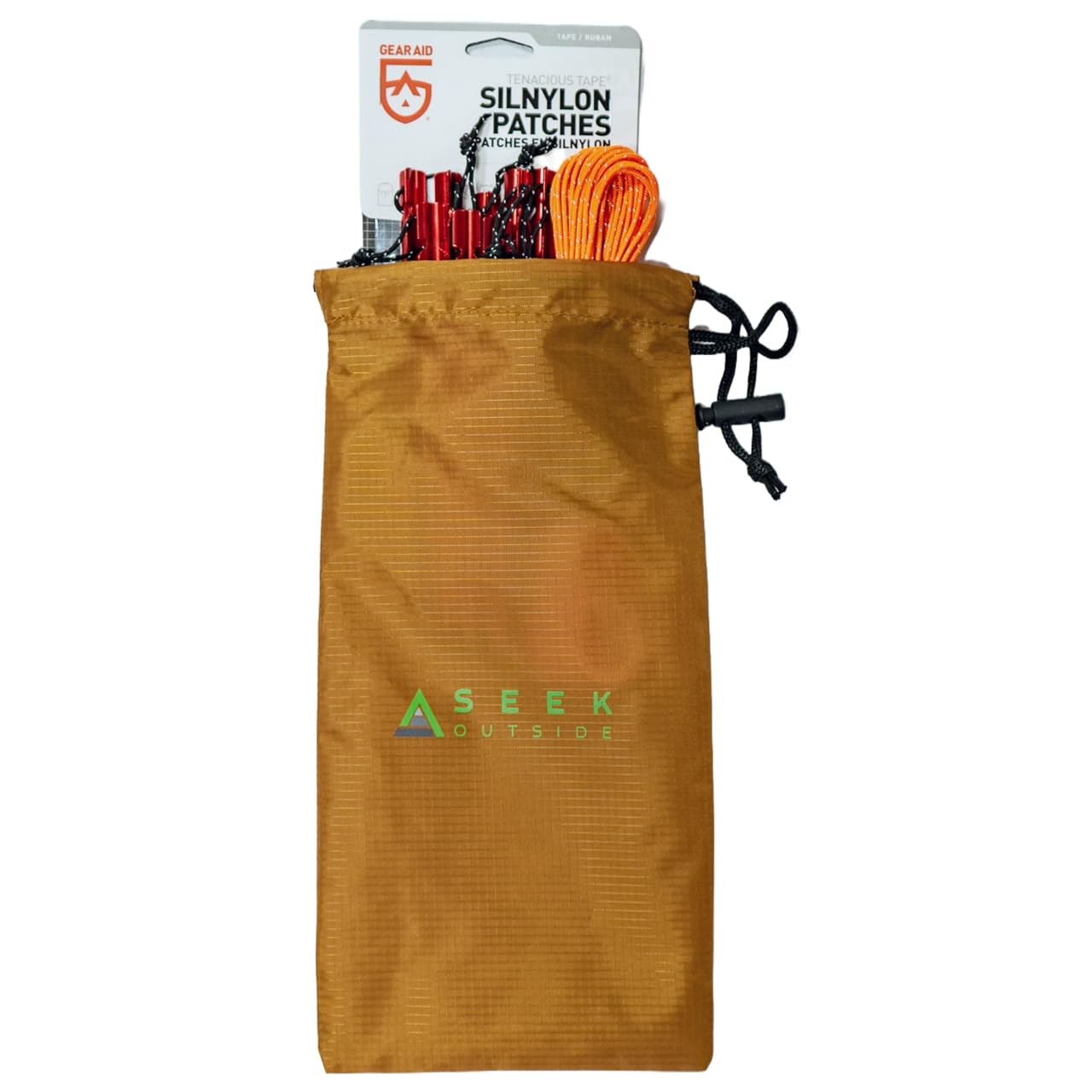 Seek Outside | Tent Stake and Repair Kit | Lightweight Brown