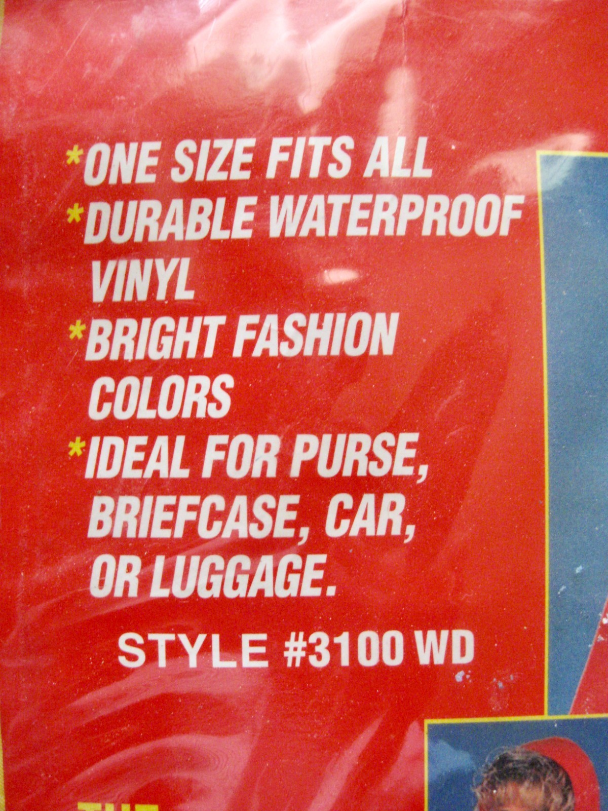 NIP THE WEATHER STATION Adult Poncho Bright Yellow ONE SIZE; Style #3100; Travel