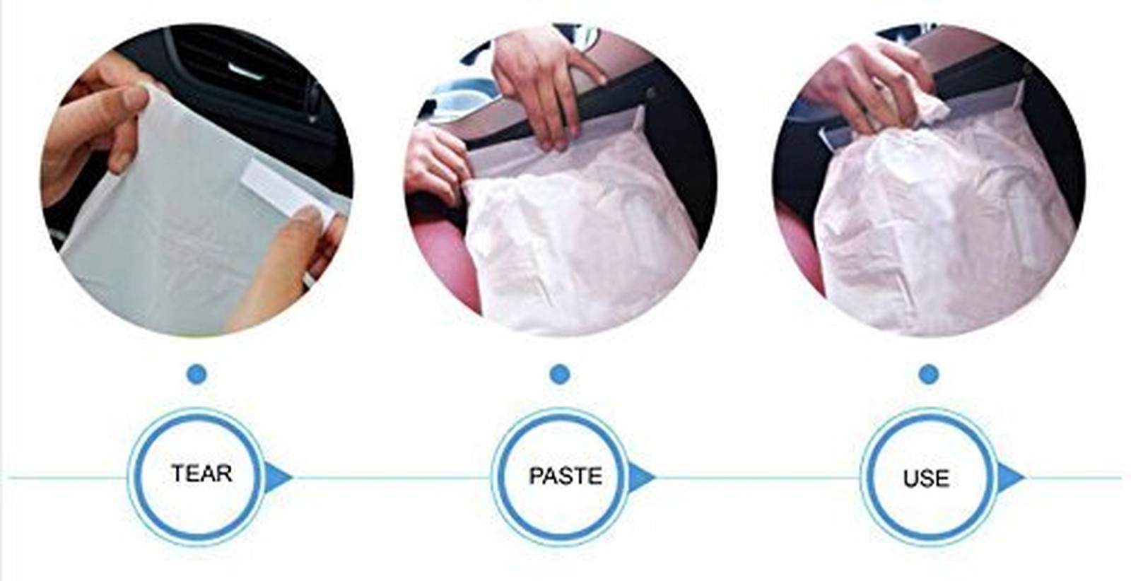 30Pcs Car Garbage Bag Waterproof Leakproof Disposable Auto Trash Can Bag for …