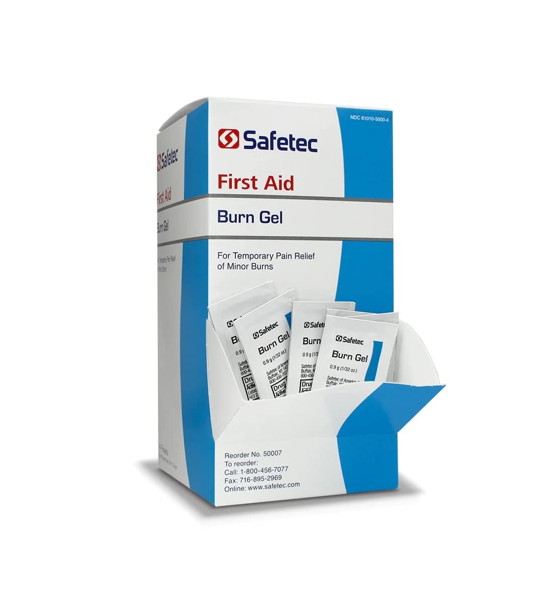 Burn Gel 0.9g – 144 Count Box, Fast Relief for Burns, Cuts & Skin Irritations