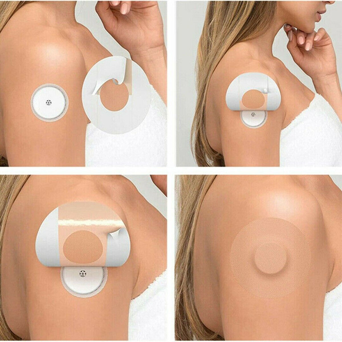 10/50x For Freestyle Libre Sensor Covers Waterproof Breathable Adhesive Patches