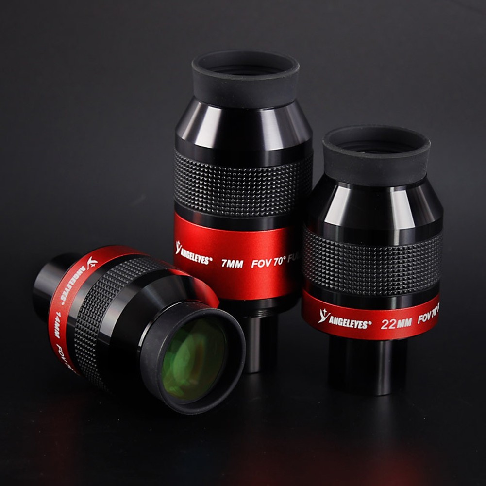 1 25 Inch 70 Degree Flat Field Eyepiece for Astronomy Telescope Accessories