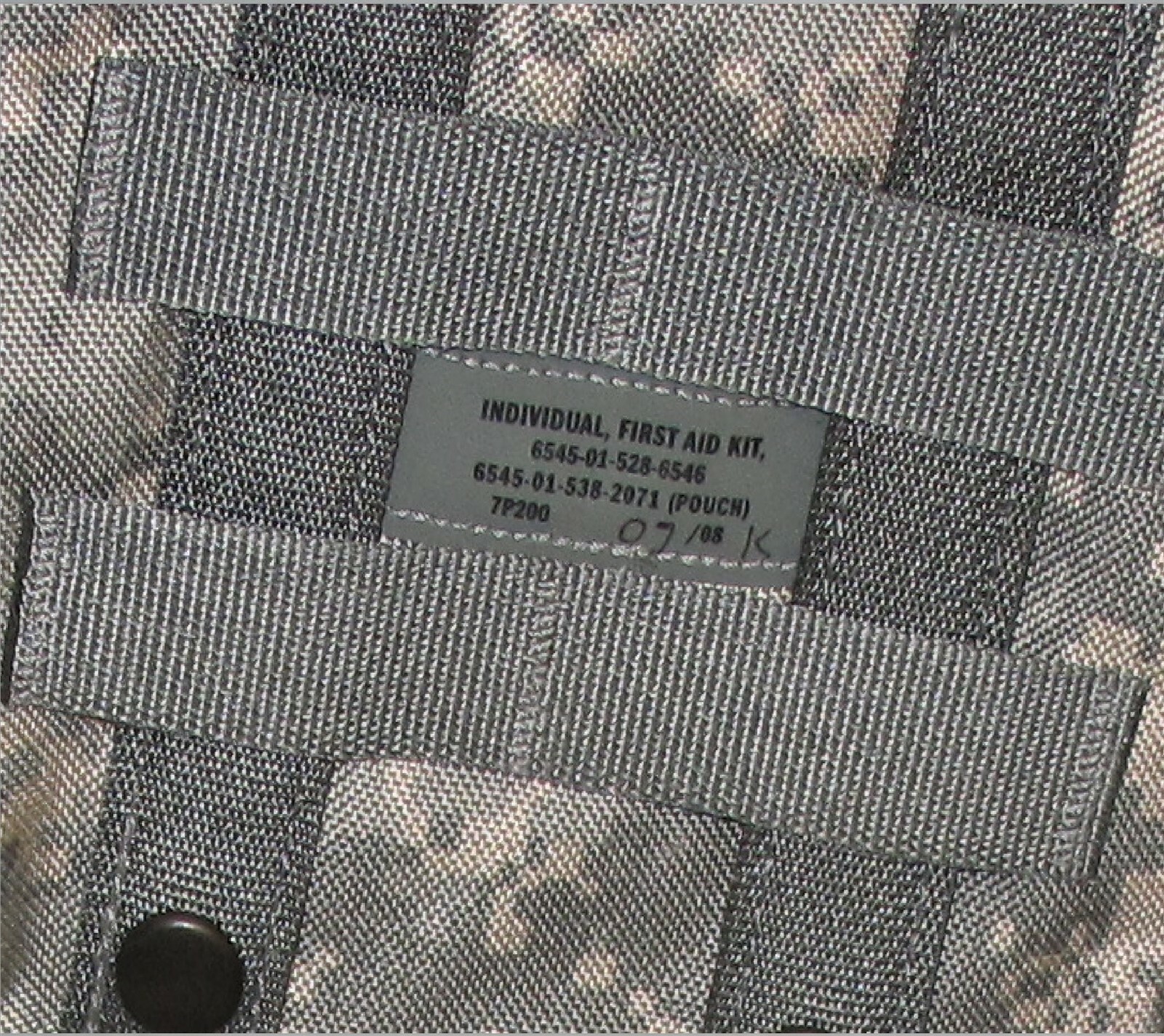 First Aid Molle Pouch IFAK NSN 6545-01-538-2071 for 6545-01-528-6546 Kit 7x5x3