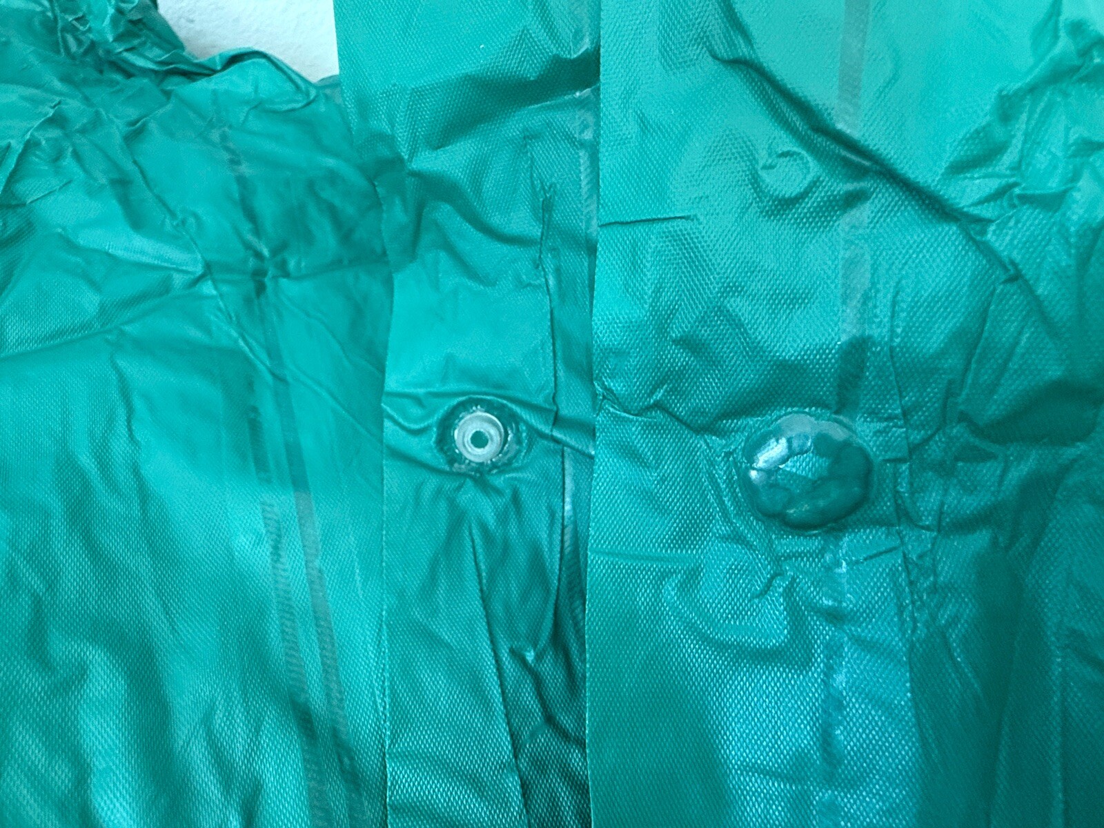 B&H Photo Waterproof Rain Poncho W/snaps Travel Hiking Gear Backpacking
