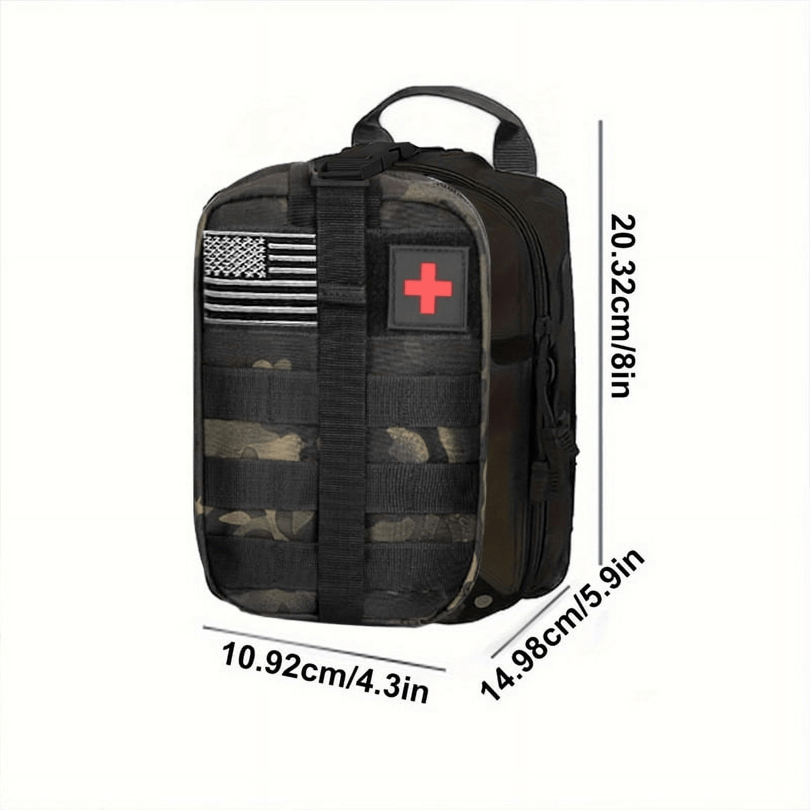 TAIMASI 180pcs Outdoor Survival Kit, Multipurpose Hiking Climbing Backpack-FGQA