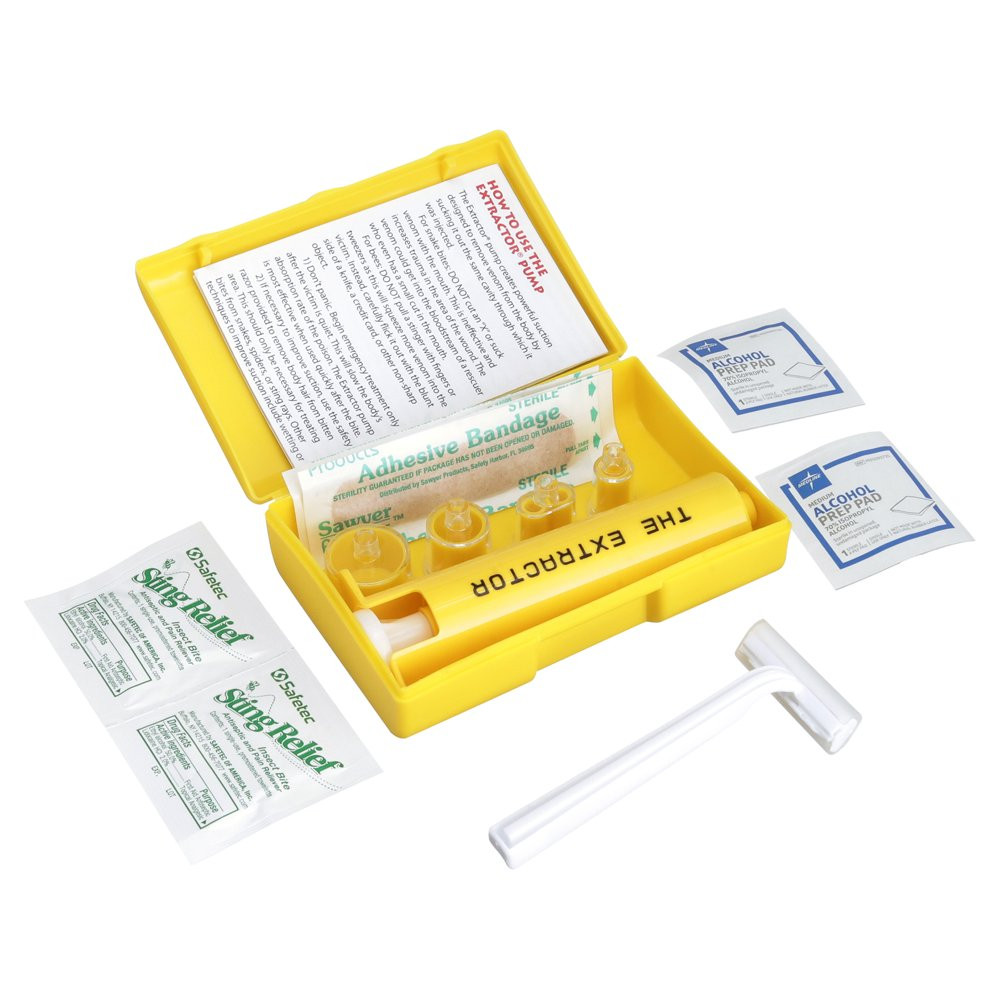 Venom Extractor & Suction Pump Kit for Snake Bite, & Bee, Wasp,