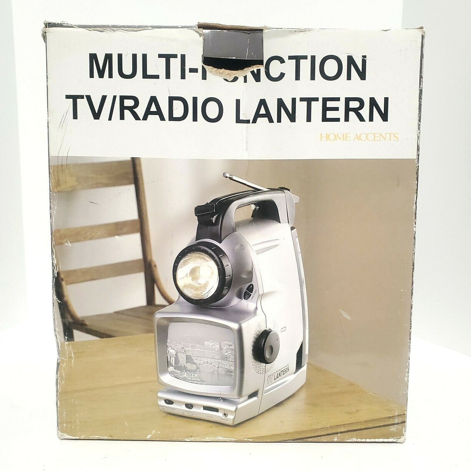 Home Accents 8 Function TV/Radio Lantern Hurricane Emergency Camping Survival