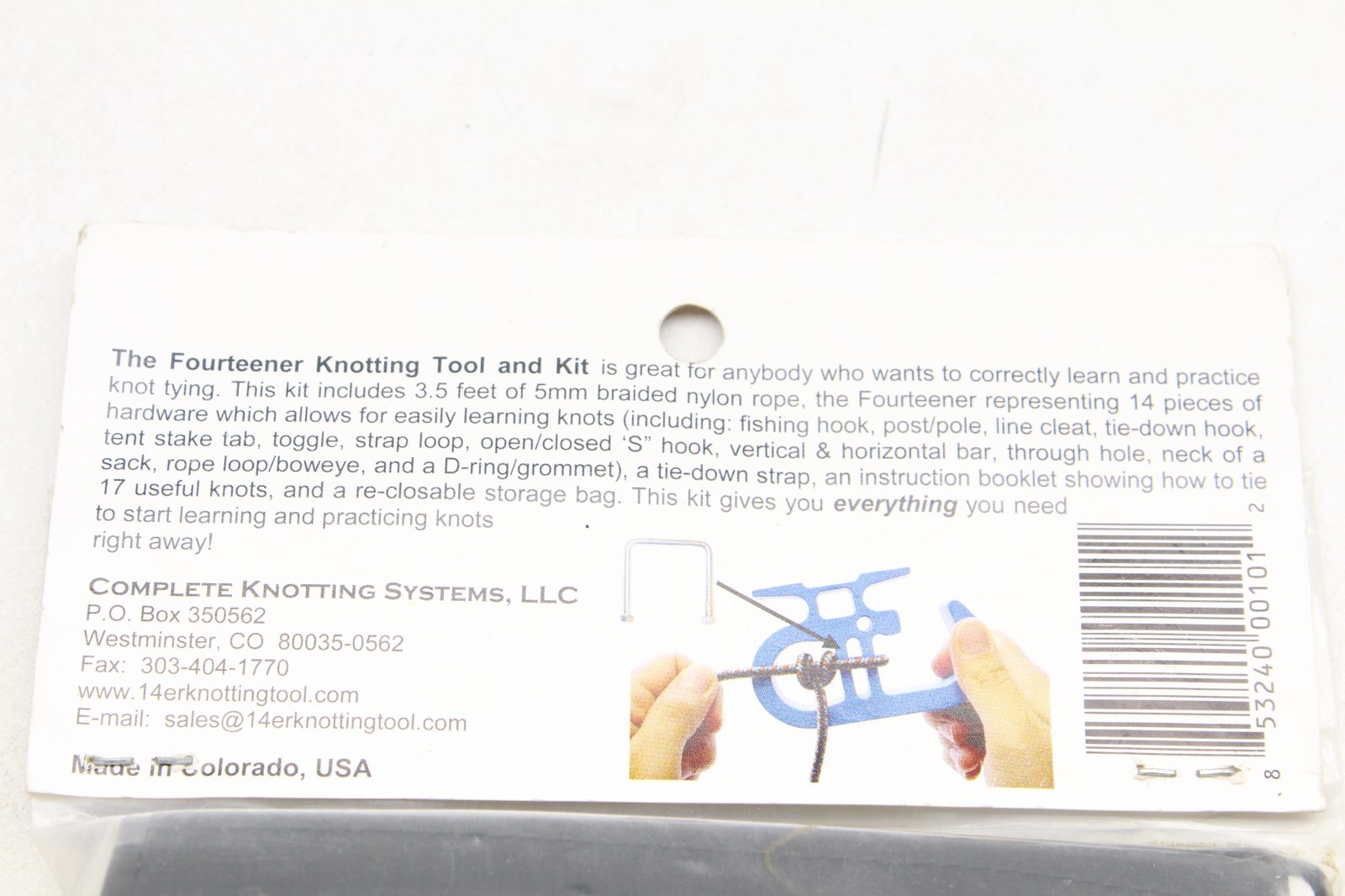 Fourteener Knotting Tool – Knot Learning Tool