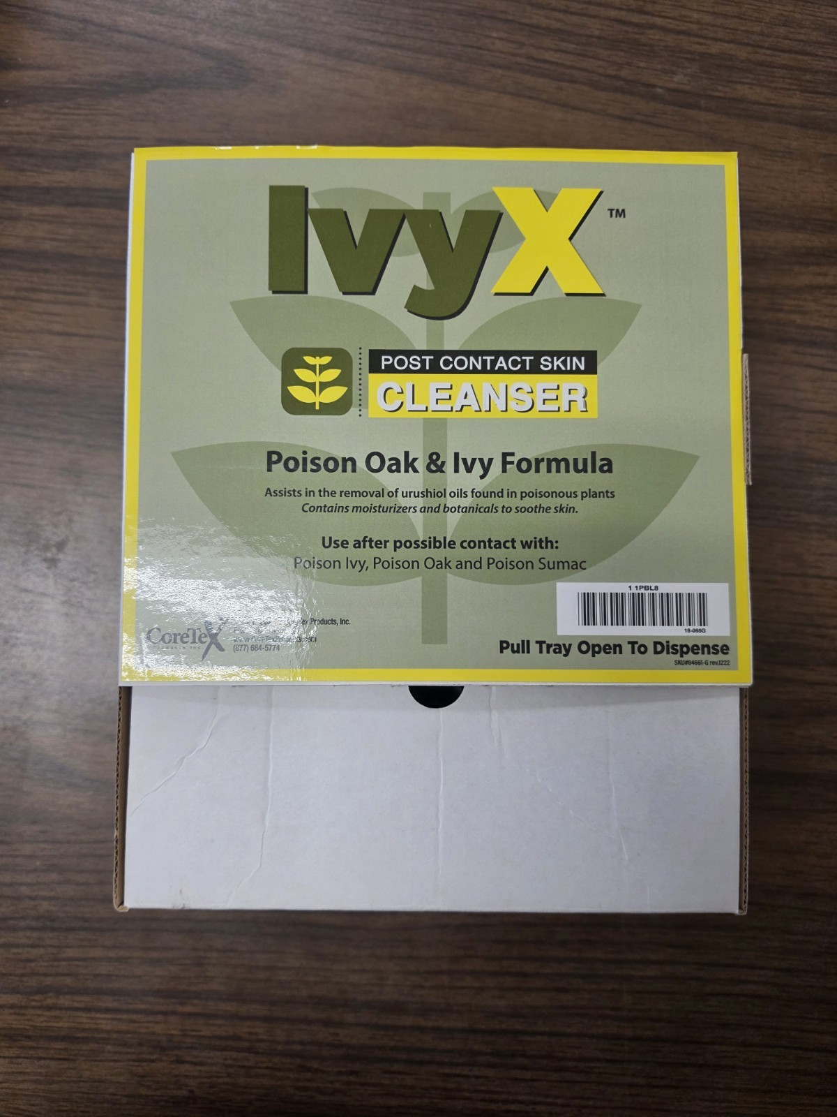 IvyX Post Contact Poison Ivy & Oak Skin Cleanser Wipes – 50 Count
