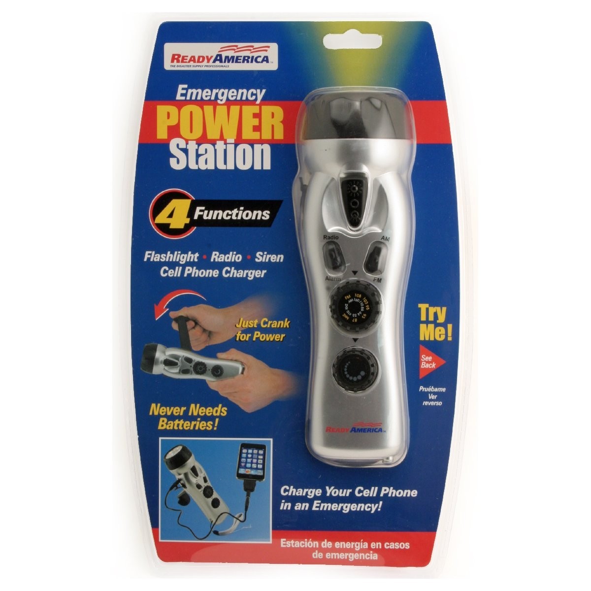 Emergency Power Station – 4 Function Portable Backup Battery, Disaster Preparedn