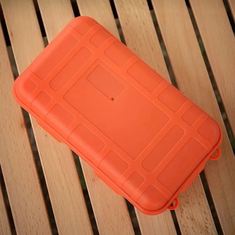 1pc EDC Waterproof Survival Storage Box Outdoor Camping Shockproof Case