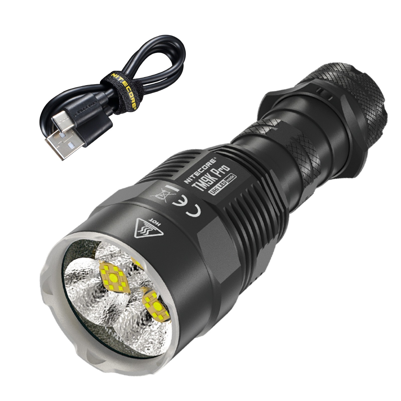 Nitecore TM9K Pro 9900 Lumen Fast Charging USB-C Flashlight
