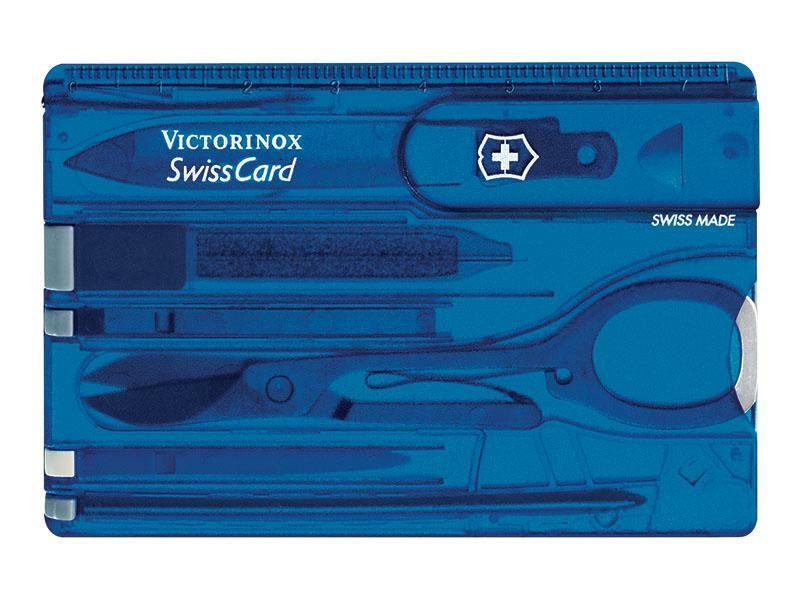 Victorinox – Swisscard Translucent Multi-Function Card 10 Functions – 0.71xx.T
