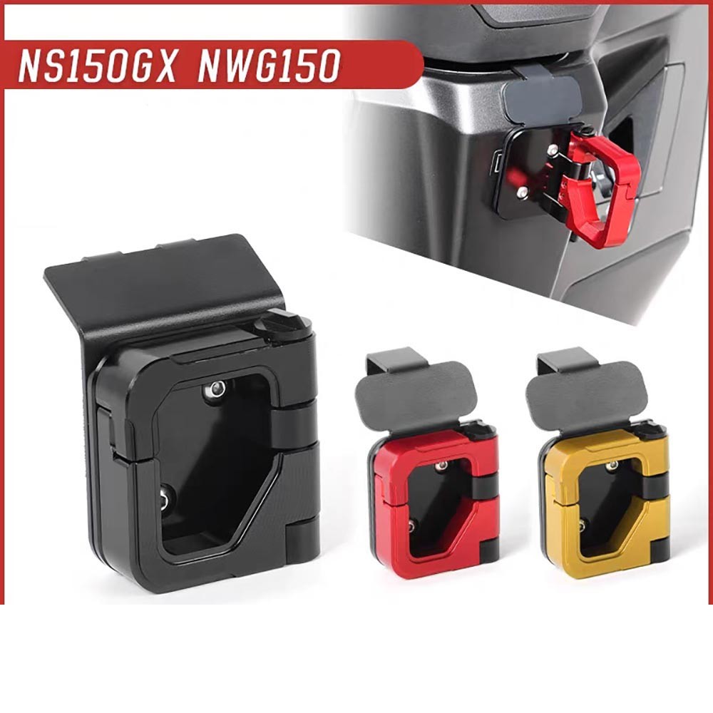 Secure Lightweight Easy-To-Install User-Friendly Handlebar Hook for Honda NWG150
