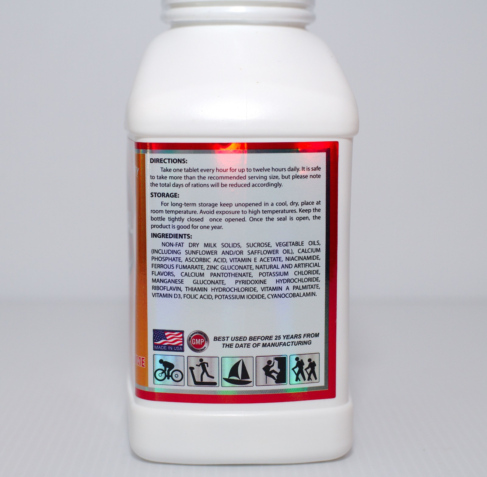 NEW The Survival Tabs 180 Chewable Tablets Strawberry Flavor