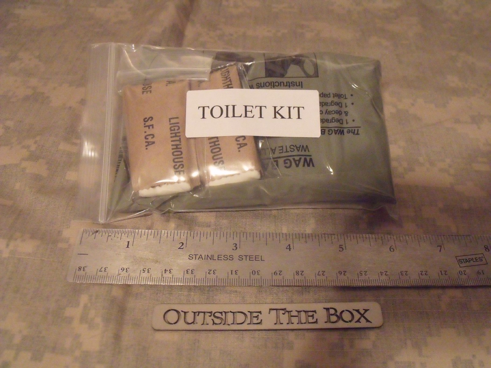 Emergency/Survival Personal Hygiene Kit: Supplemental TOILET KIT! Wag Bag Kit