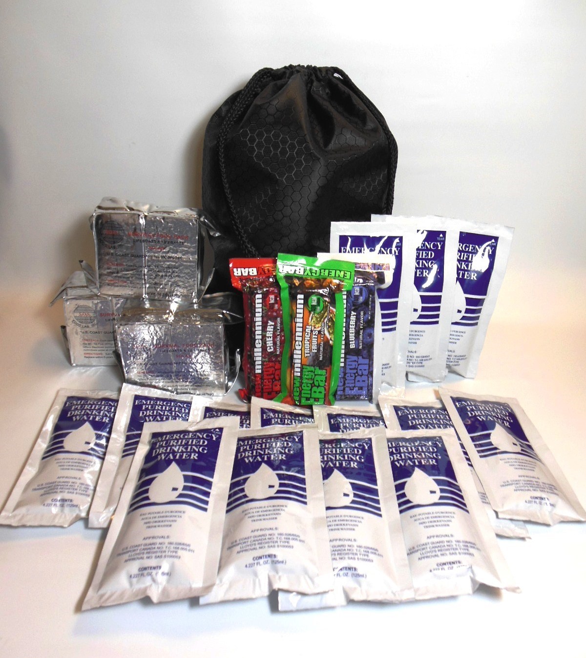 EMERGENCY FOOD & WATER SUPPLY KIT HURRICANE DISASTER KIT BUG OUT BAG