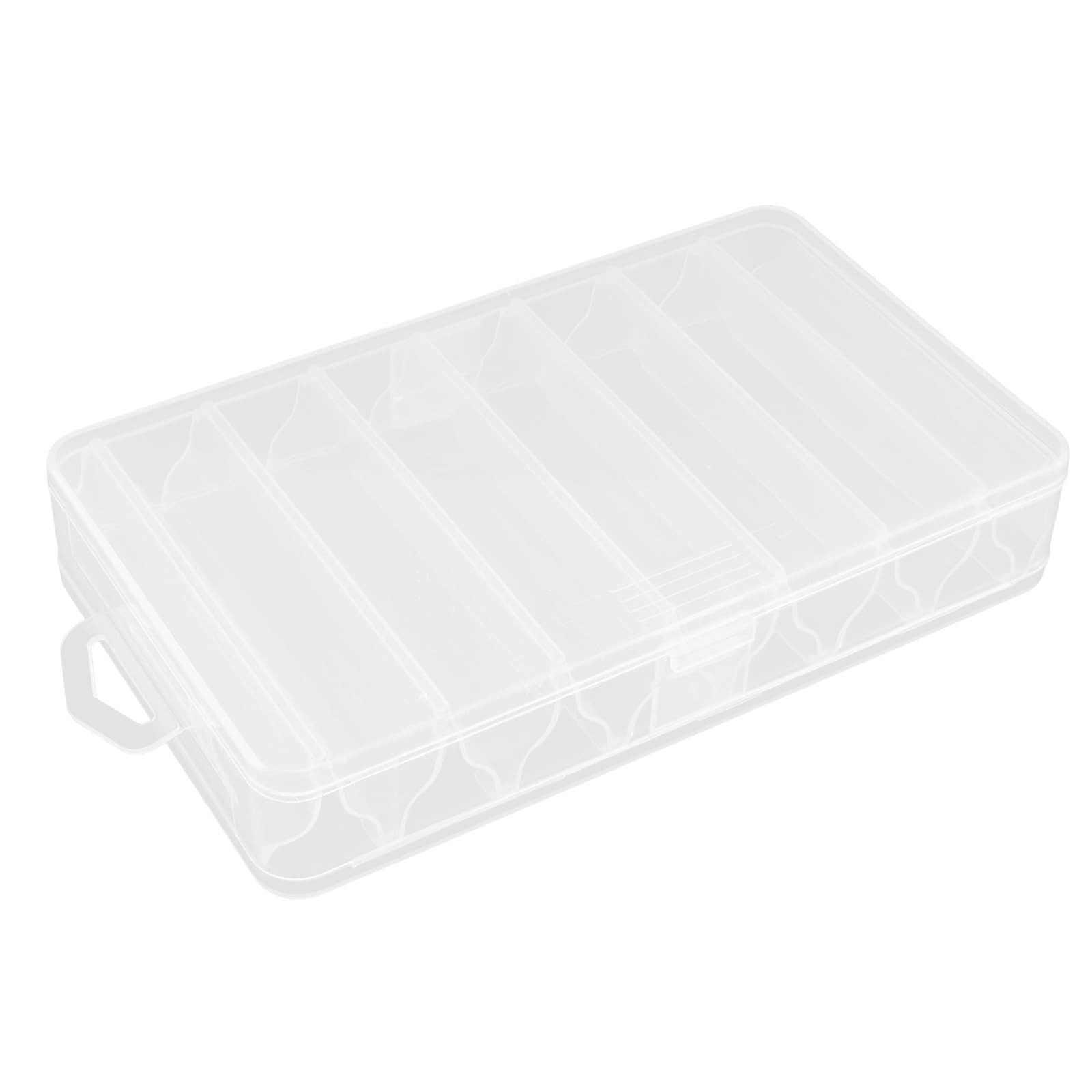 OriGlam Fishing Lure Box Tackle Storage Trays – Double Side 14 Clear