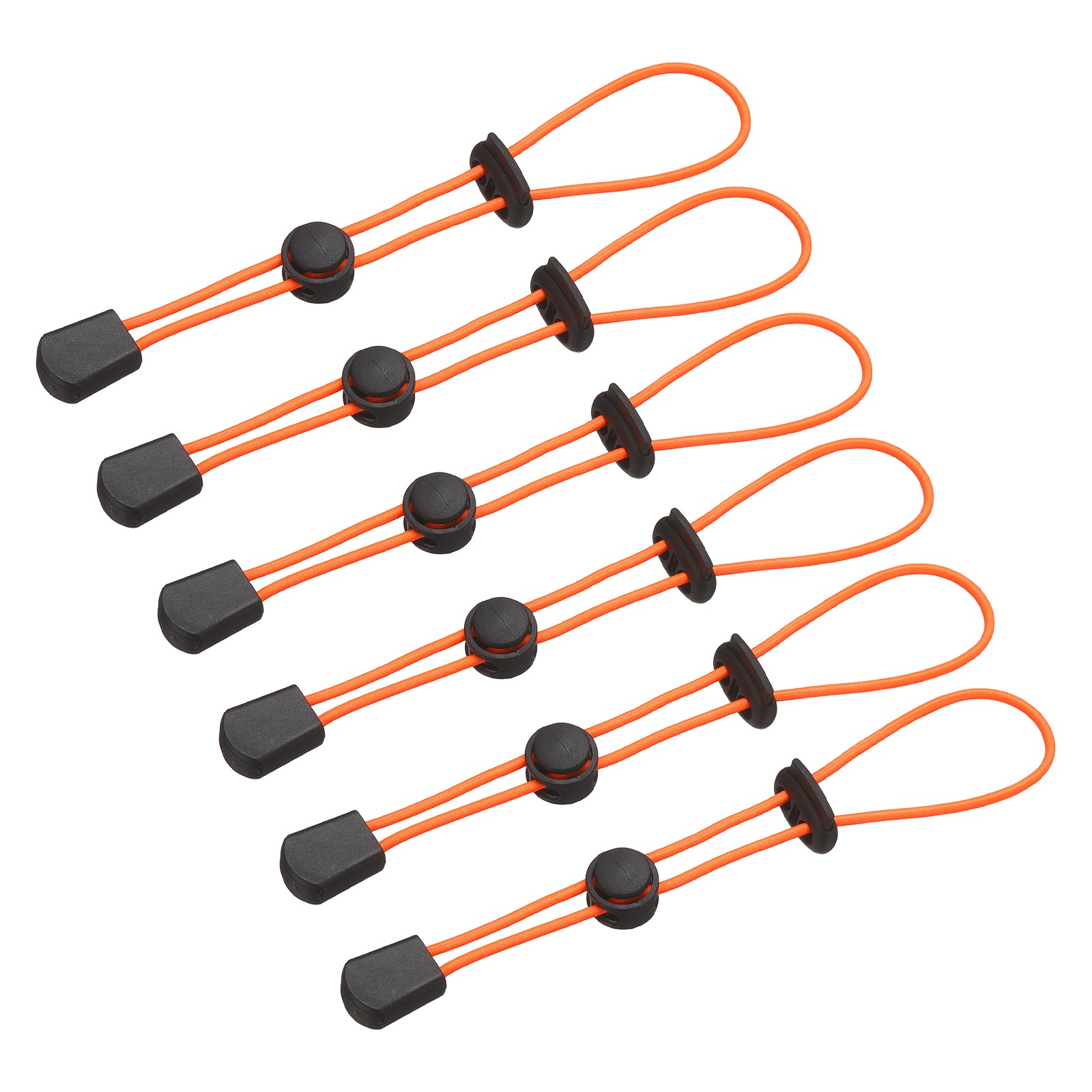 Climbing Stick Holder, Backpack Hiking Pole Ropes 8 Inch & 6 Pcs & Orange
