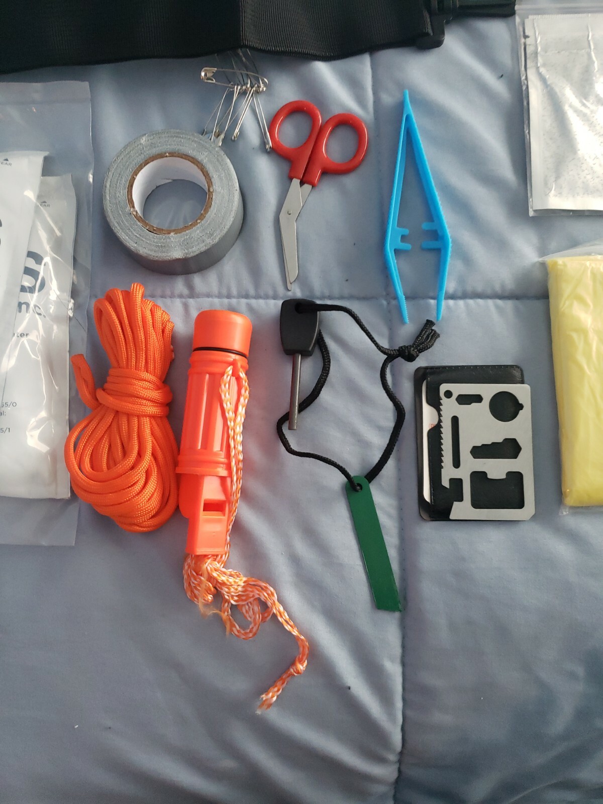 Disaster Emergency Survival Kit Bug Out Bag Camping Hurricane 2 person 130 piece